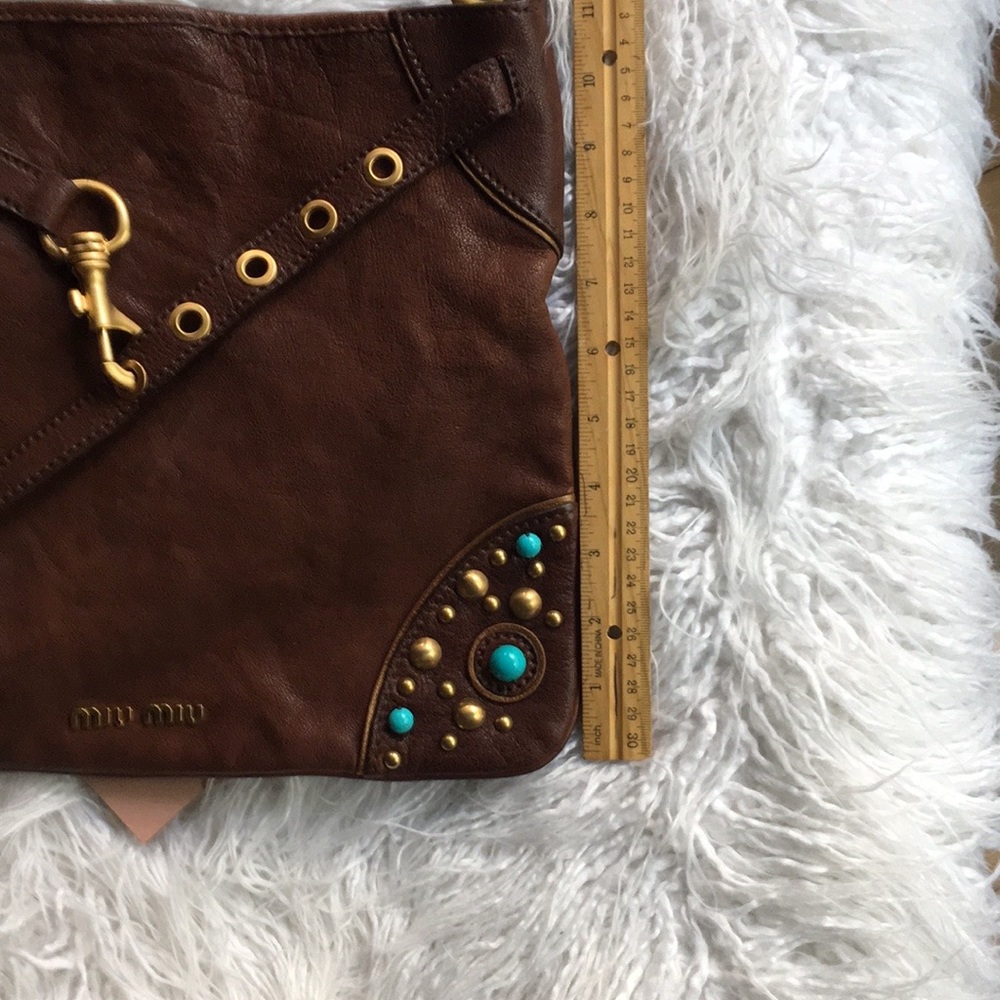 ✅️SOLD✅️Host Pick x2 MIU MIU/PRADA Leather Bag w/dust bag - Picture 14 of 17
